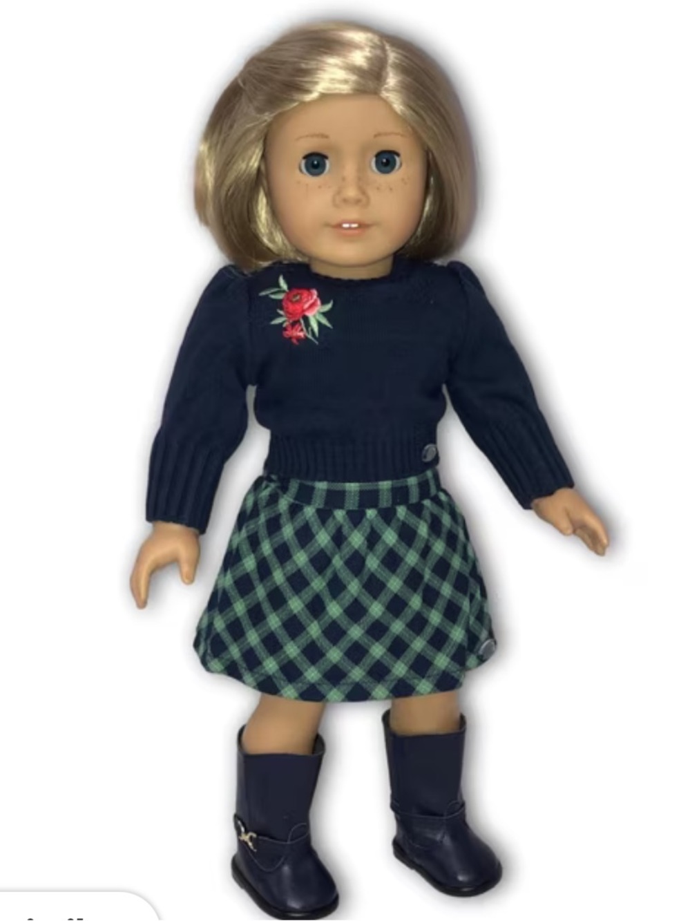 NWT American Girl x Janie and jack Tartan Plaid  Skirt